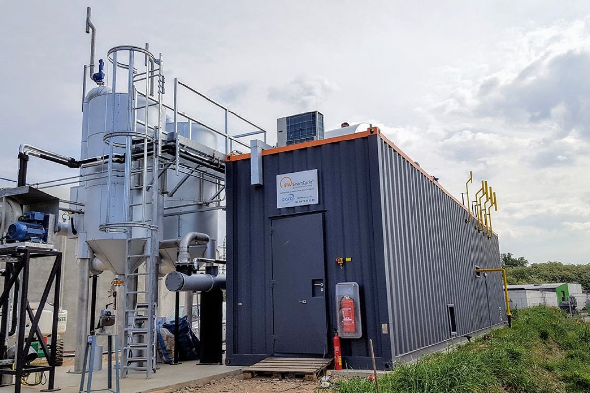 Bas-Rhin: une installation d’épuration de biogaz directement après sa synthèse
