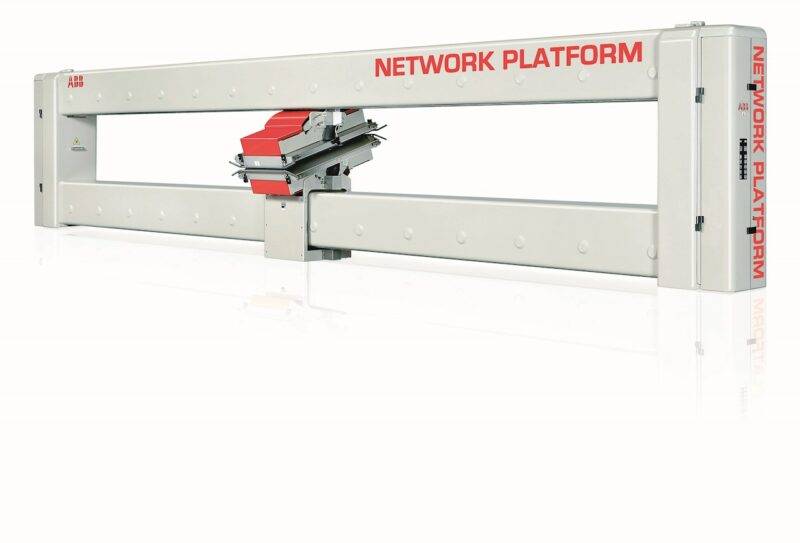 Vue 3D de la technologie ABB NP1200, partie du système de contrôle qualité pour les mesures en ligne haute-performance. Image ABB