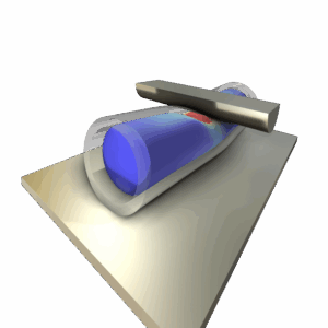 Plasticité dépendante de la pression utilisée pour déterminer la contrainte plastique équivalente d'une batterie.