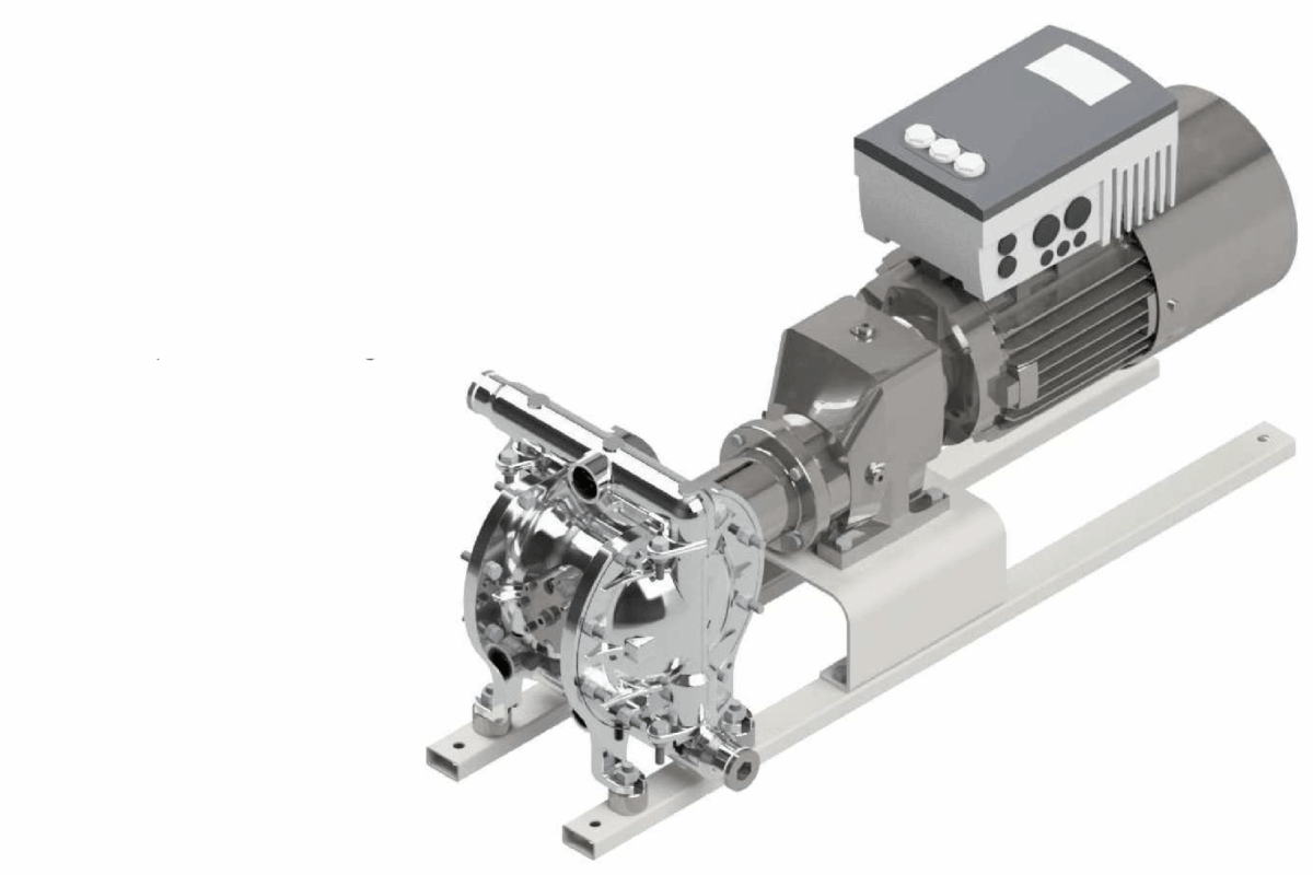 MESA lance une pompe doubles membranes à entrainement électrique!